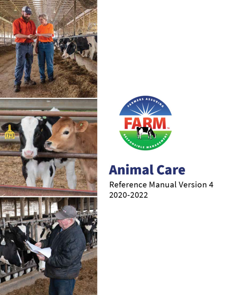 Animal Care Reference Manual English National Dairy FARM Program