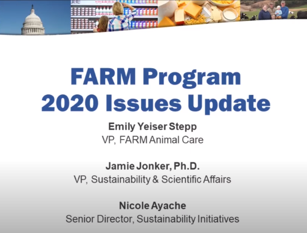 Video: FARM Program Update at NMPF Virtual Town Hall