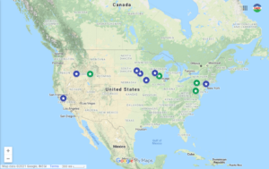 Independent FARM-Certified Evaluators and Trainers map